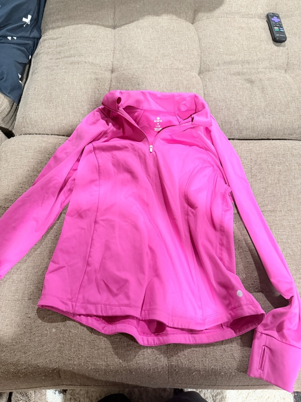 Bright Pink Quarter-Zip Active Jacket